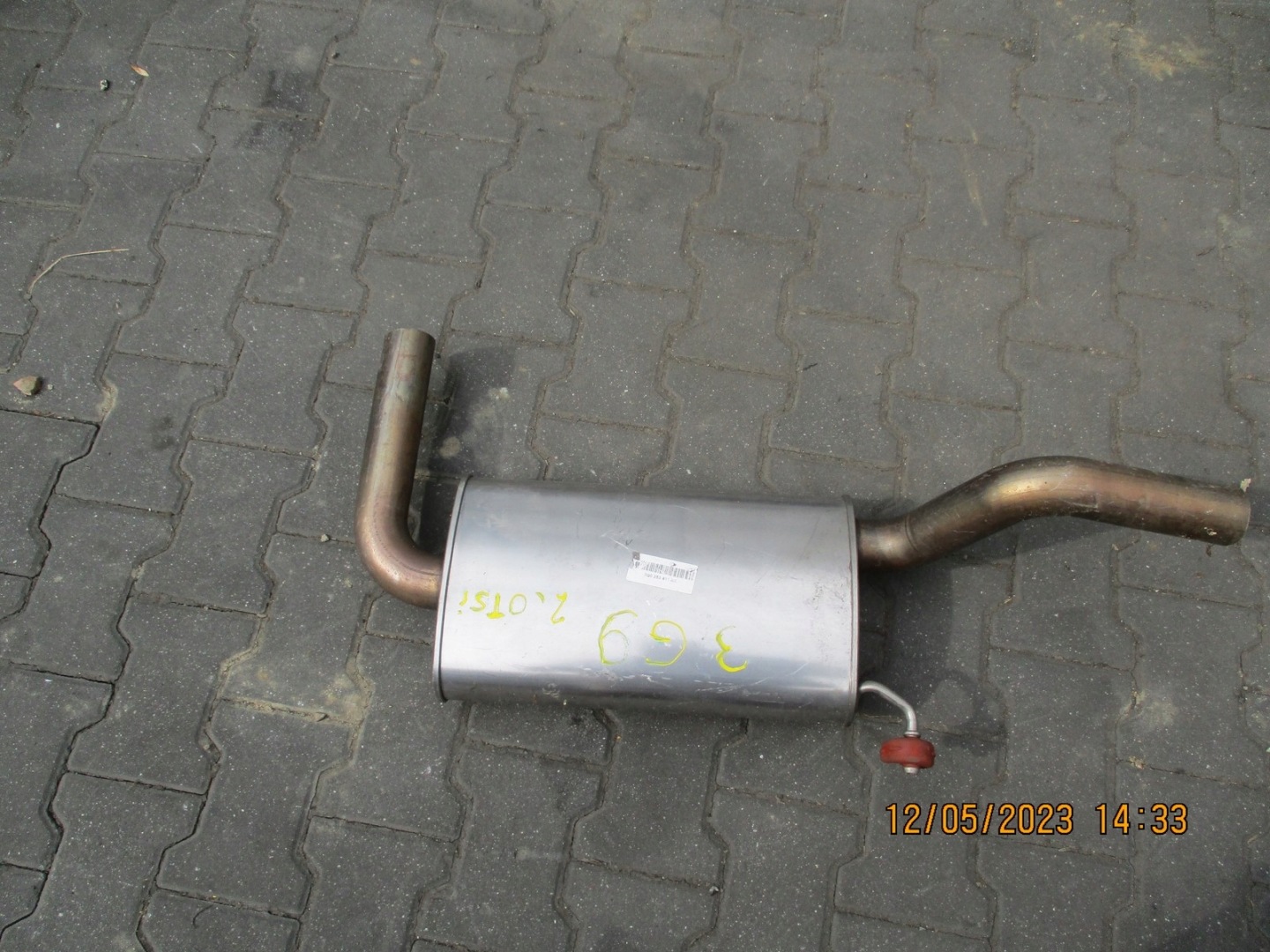 muffler, exhaust VW PASSAT B8 3G9 2,0TSI 3Q5253411AA