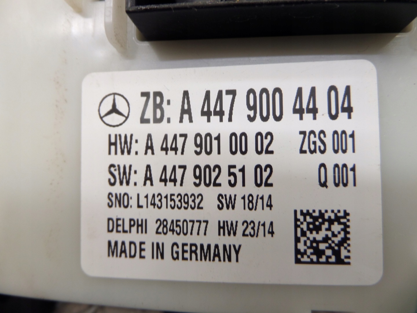 module SAM MERCEDES VITO W447 A4479004404
