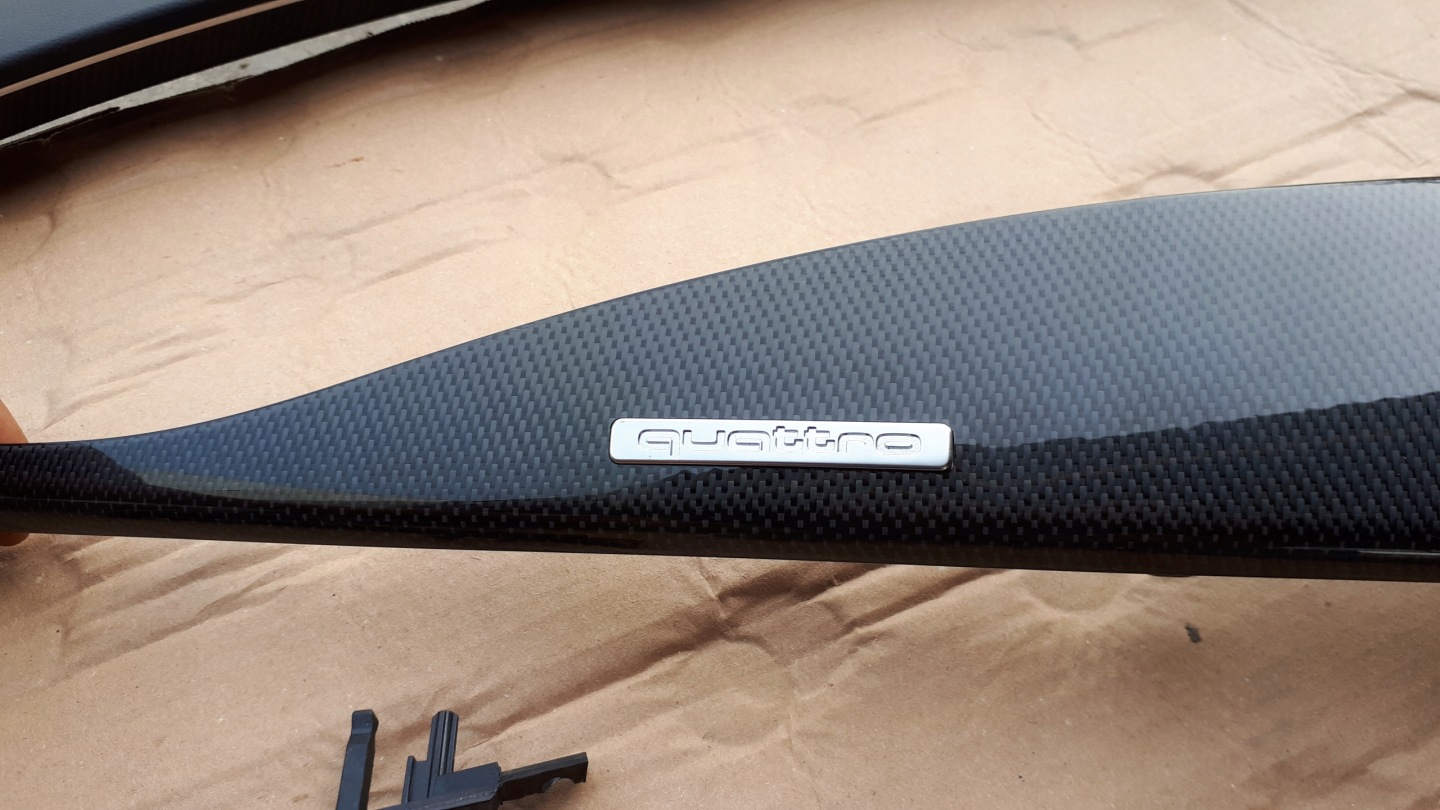 S7 4G A7 DEKORY Moulage Portière Console CARBON RS7