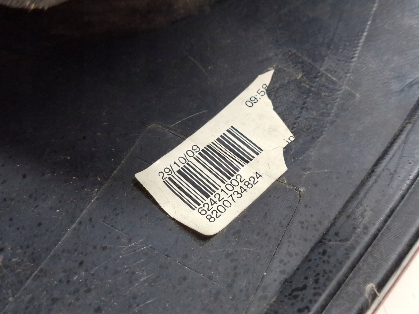 light rear right 8200734824 DACIA SANDERO and 2008-2012
