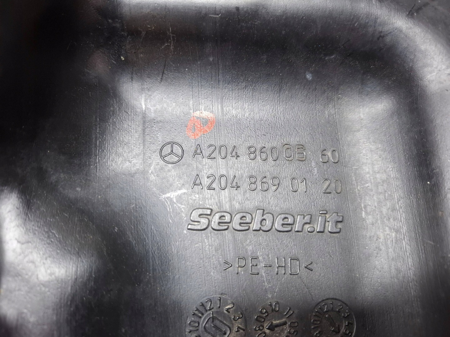 tank washers complete A2048600660 MERCEDES C-KLASA W204