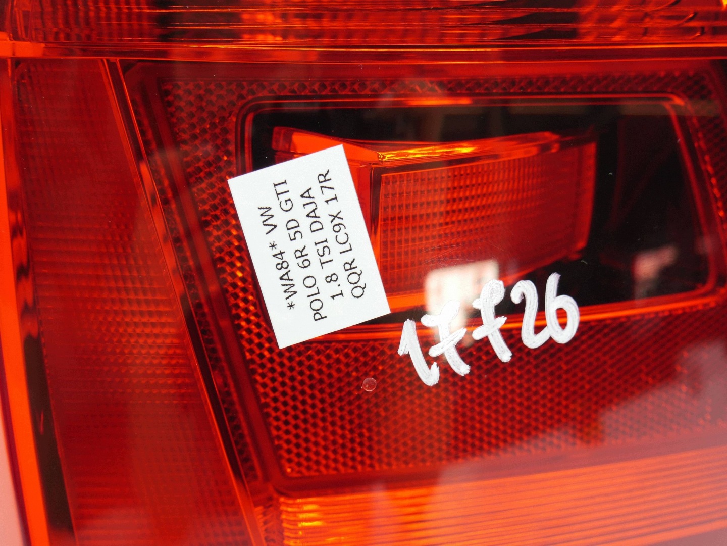 light left rear part left rear VW POLO VI 6C 5D 6C0945111C