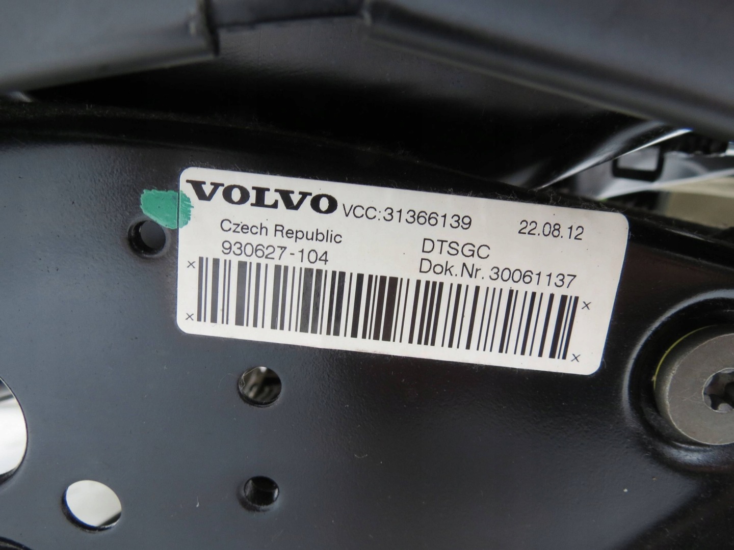 seat left front driver´s VOLVO S60 II V60 and 1731199