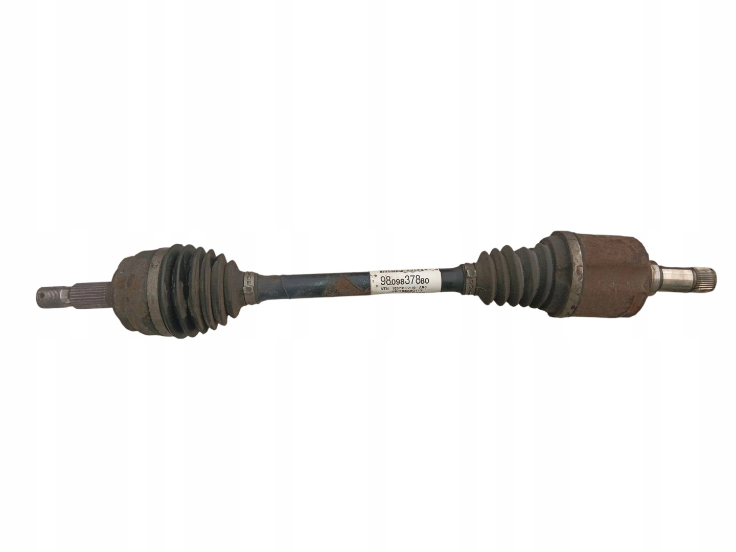 semi-axis left front CITROEN JUMPY III (2016-2023) 2.0 BlueHDI 122KM 9809837880