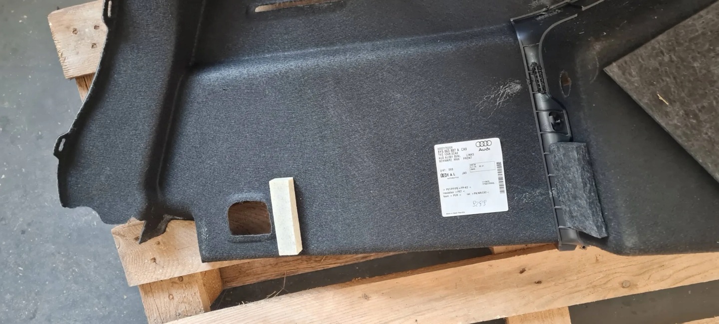 S3 8Y A3 side upholstery boot left left rear part sedan