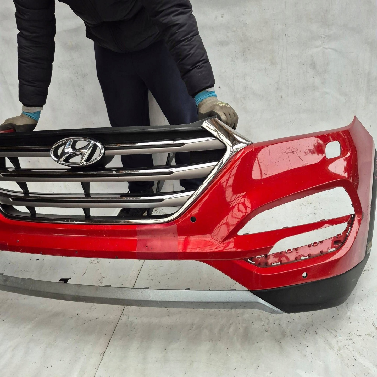 HYUNDAI TUCSON III 3 15- bumper front front SPR PDC 86511-D7100
