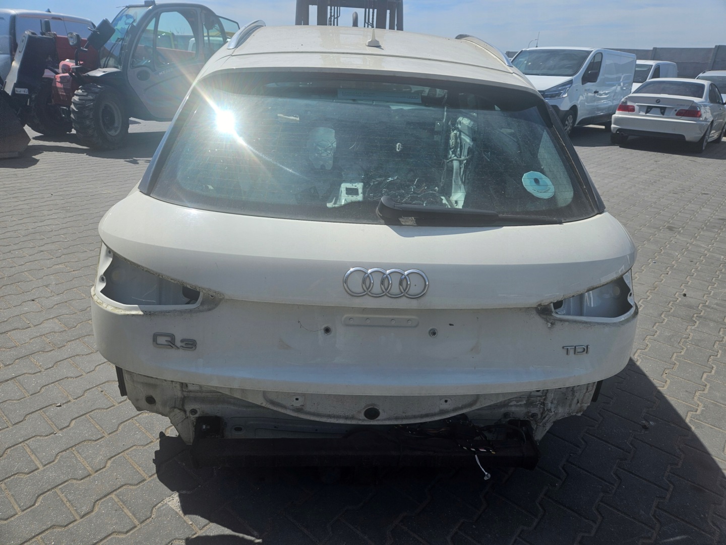 AUDI Q3 8U rear trunk door boot complete colour LY9K