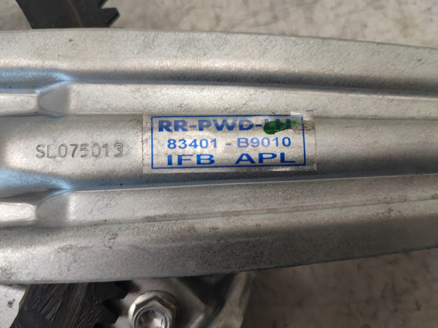 mechanism windows left rear part HYUNDAI I10 II