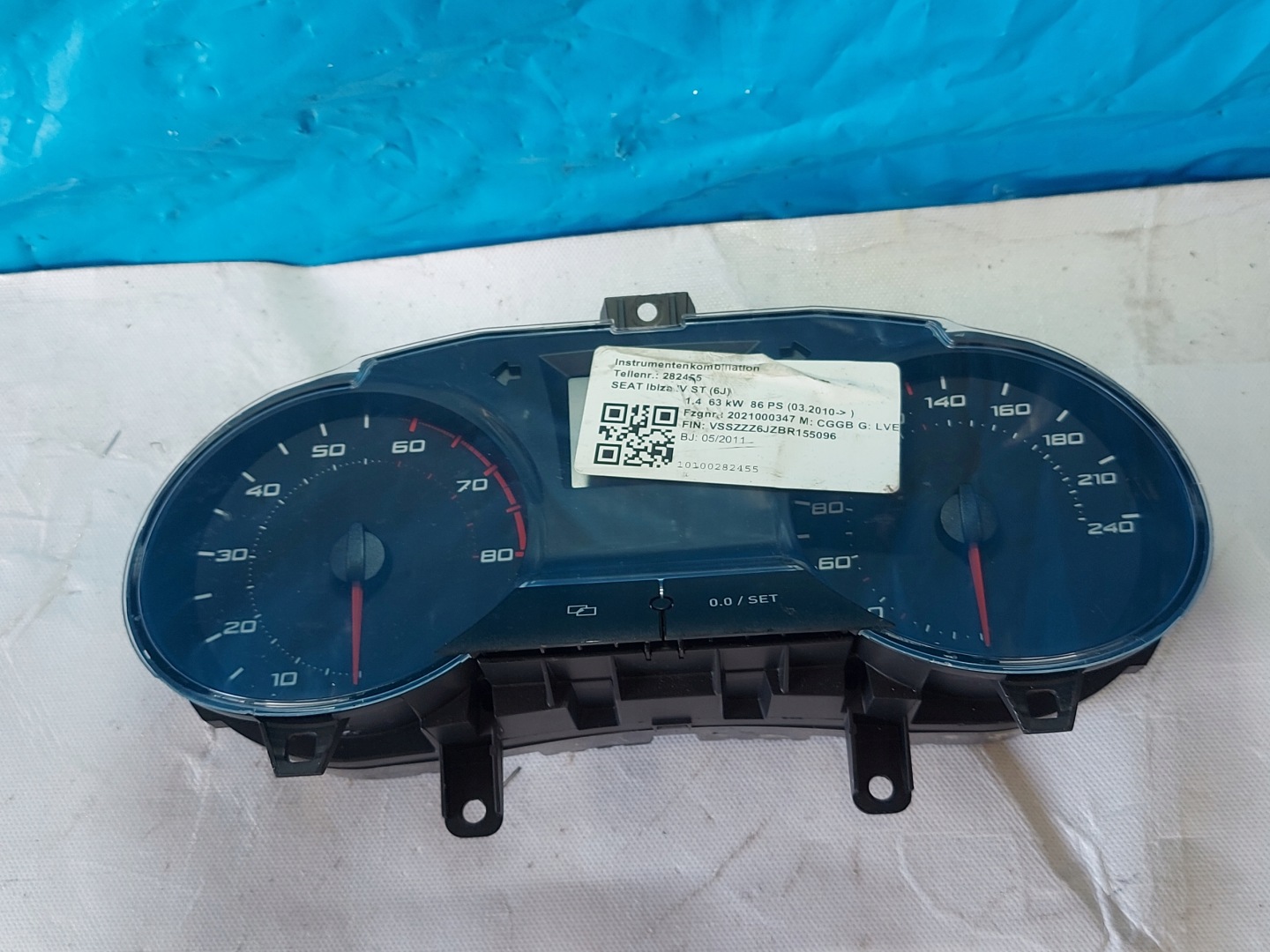 dials clock IBIZA IV 1.4 14V 6J0920802