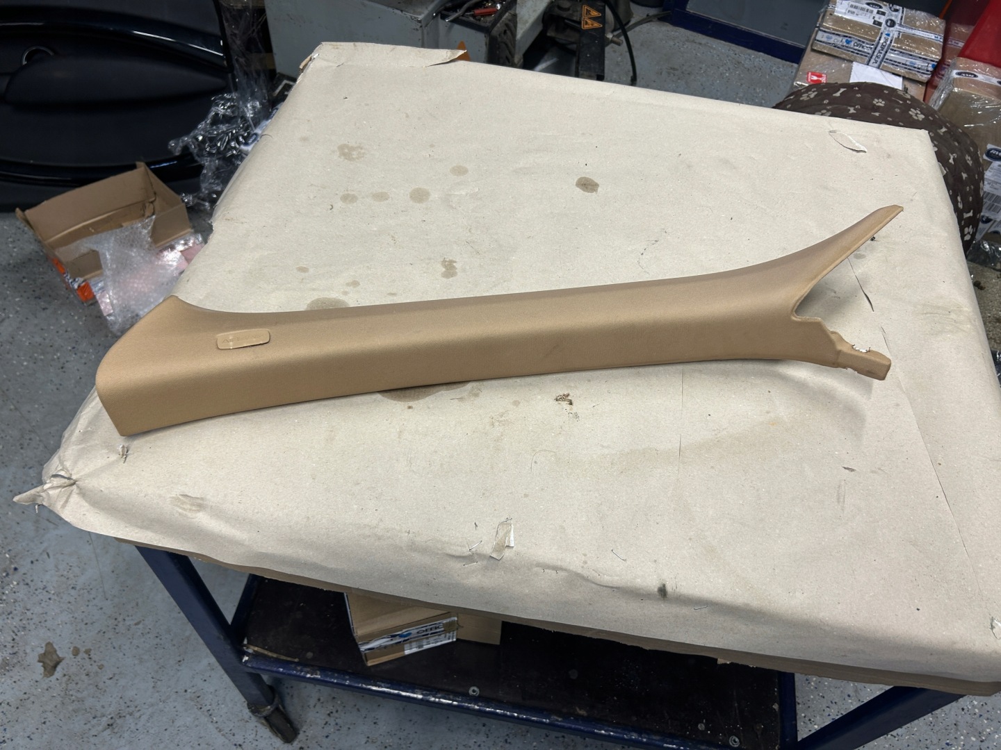 PORSCHE CAYENNE II 7P cover SLLUPKA left 7P5867233AA