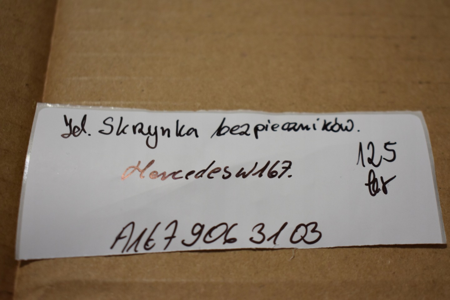 IDEALNA Module fusibles MERCEDES W167 1