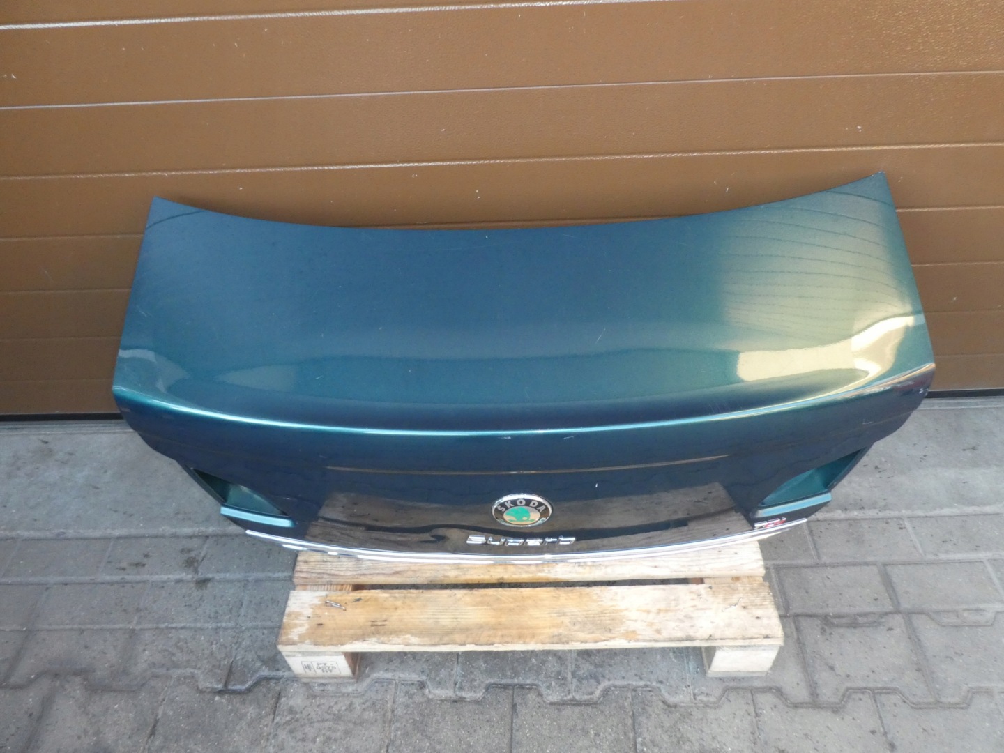 trunk door boot rear part SKODA SUPERB II sedan HB