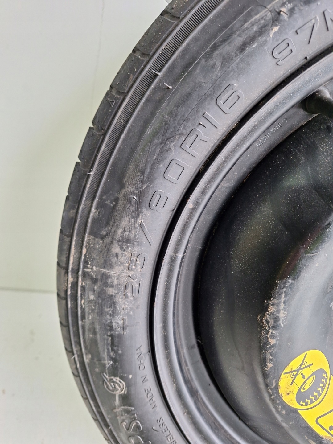 FORD C-MAX MK2 11-14 5X108 125/80 R16 wheel spare