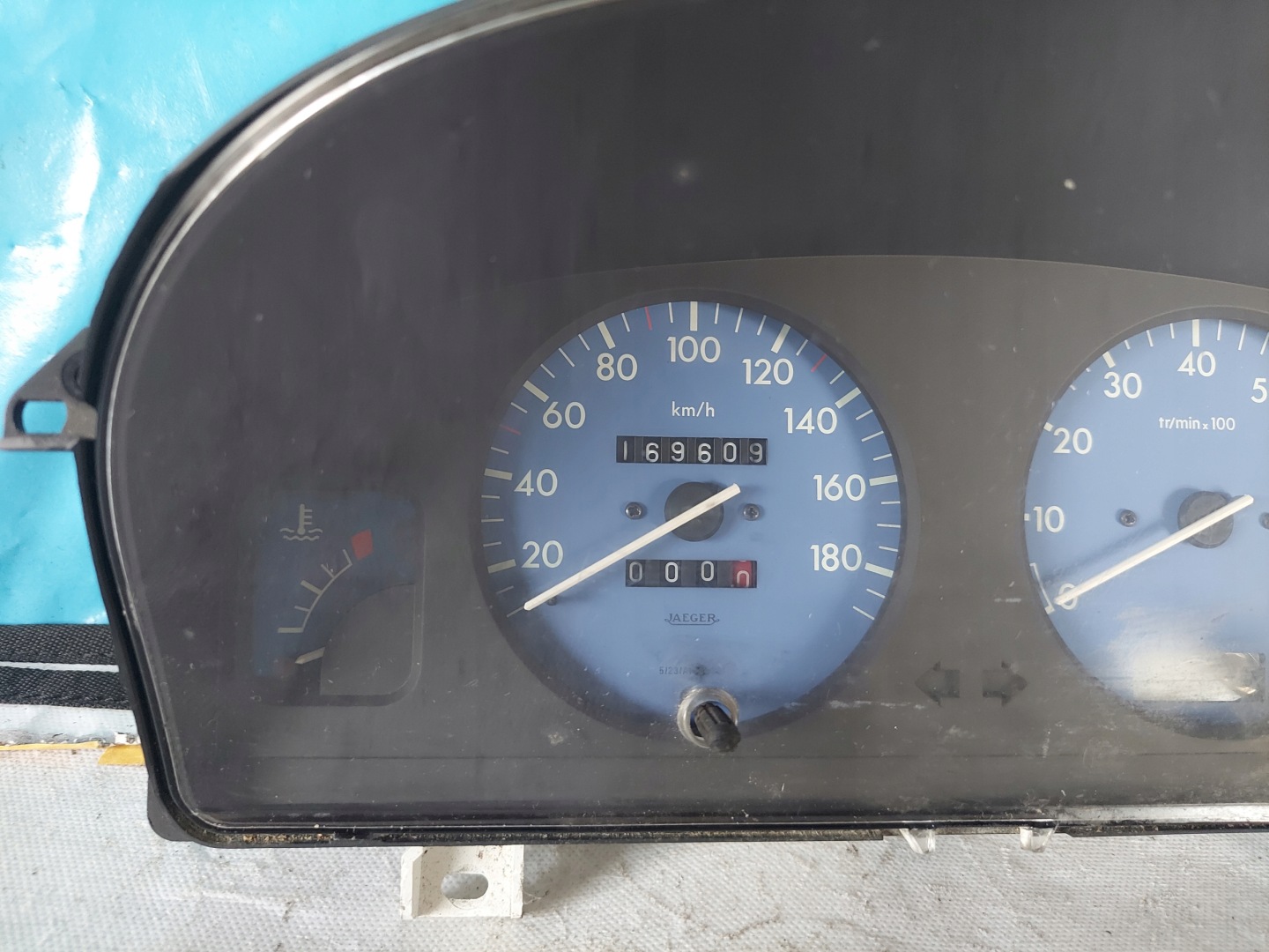 dials clock BERLINGO and 1.8 B 9636105080