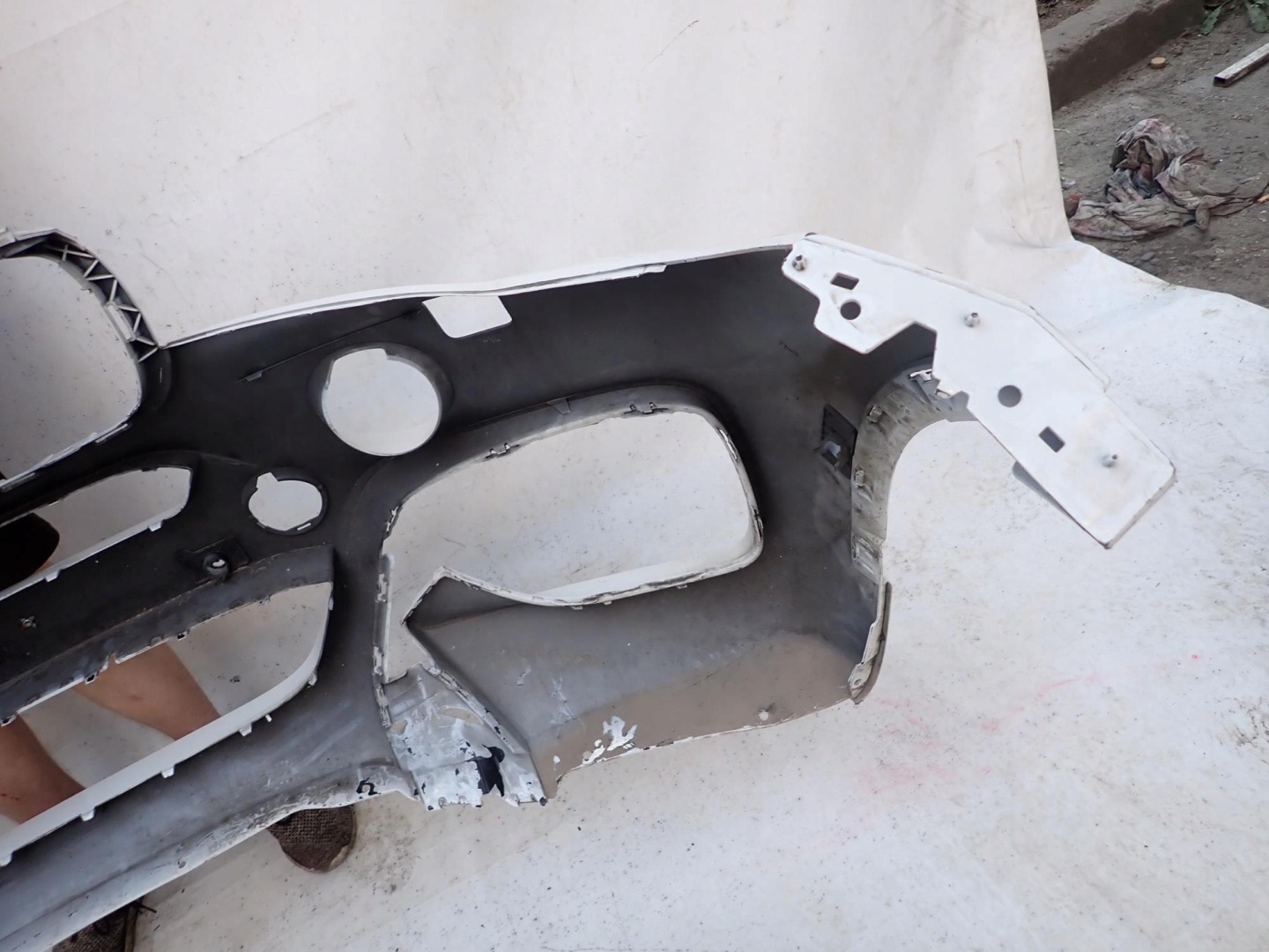 BMW X6 F16 m-packet 14-19 bumper front front washer PDC