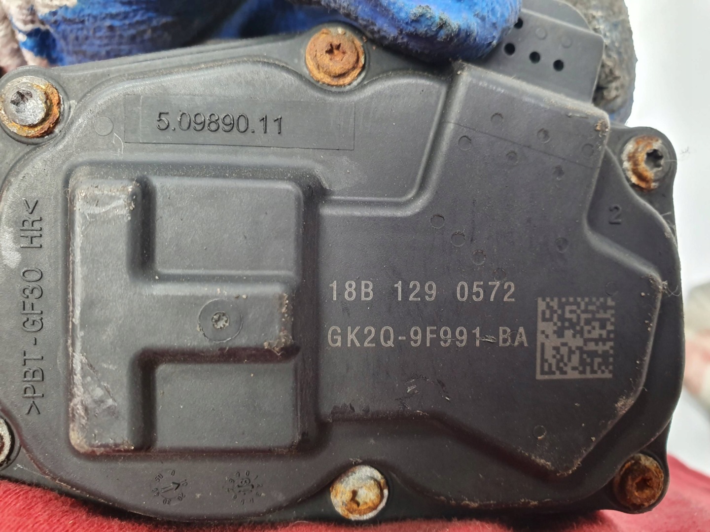 throttle flap GK2Q-9F991-BA FORD TRANSIT MK8