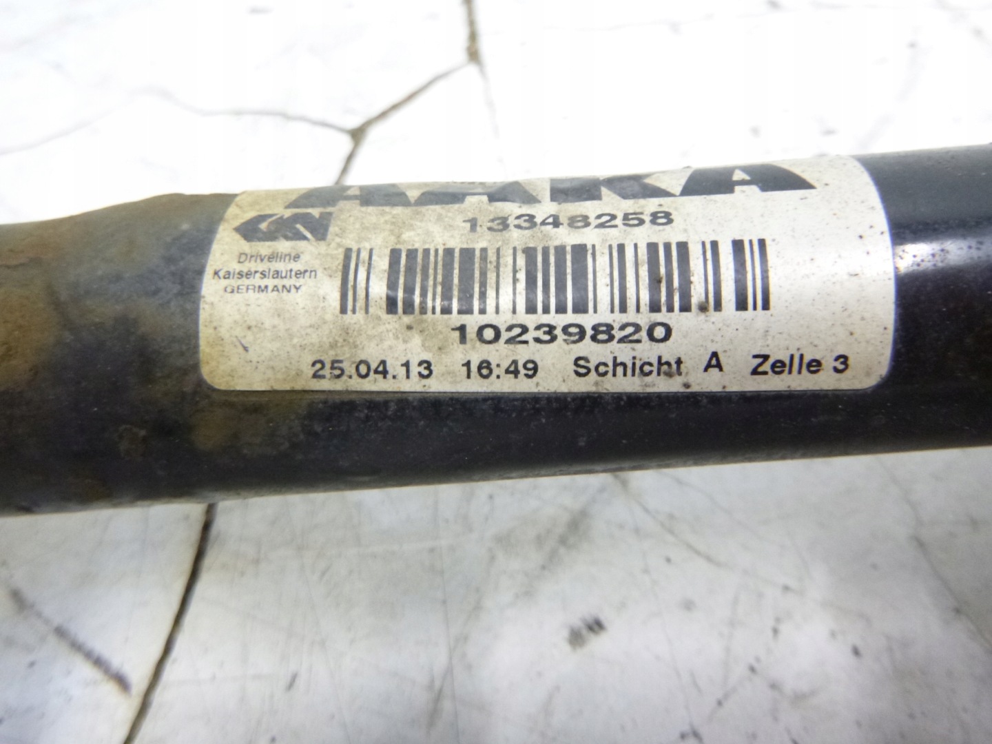 semi-axis drive left front Opel Insignia A 2.0 CDTI 08-13 13348258 AAKA