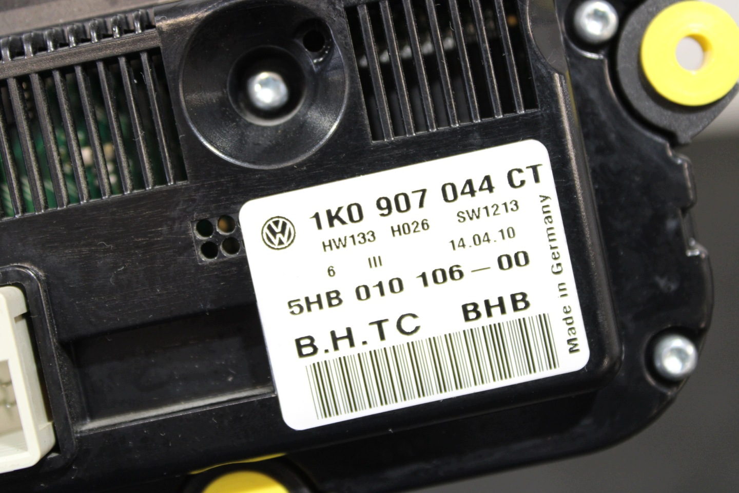 commande de climatisation 1K0907044CT VW TOURAN 1T0 1T LIFT 1.9 TDI