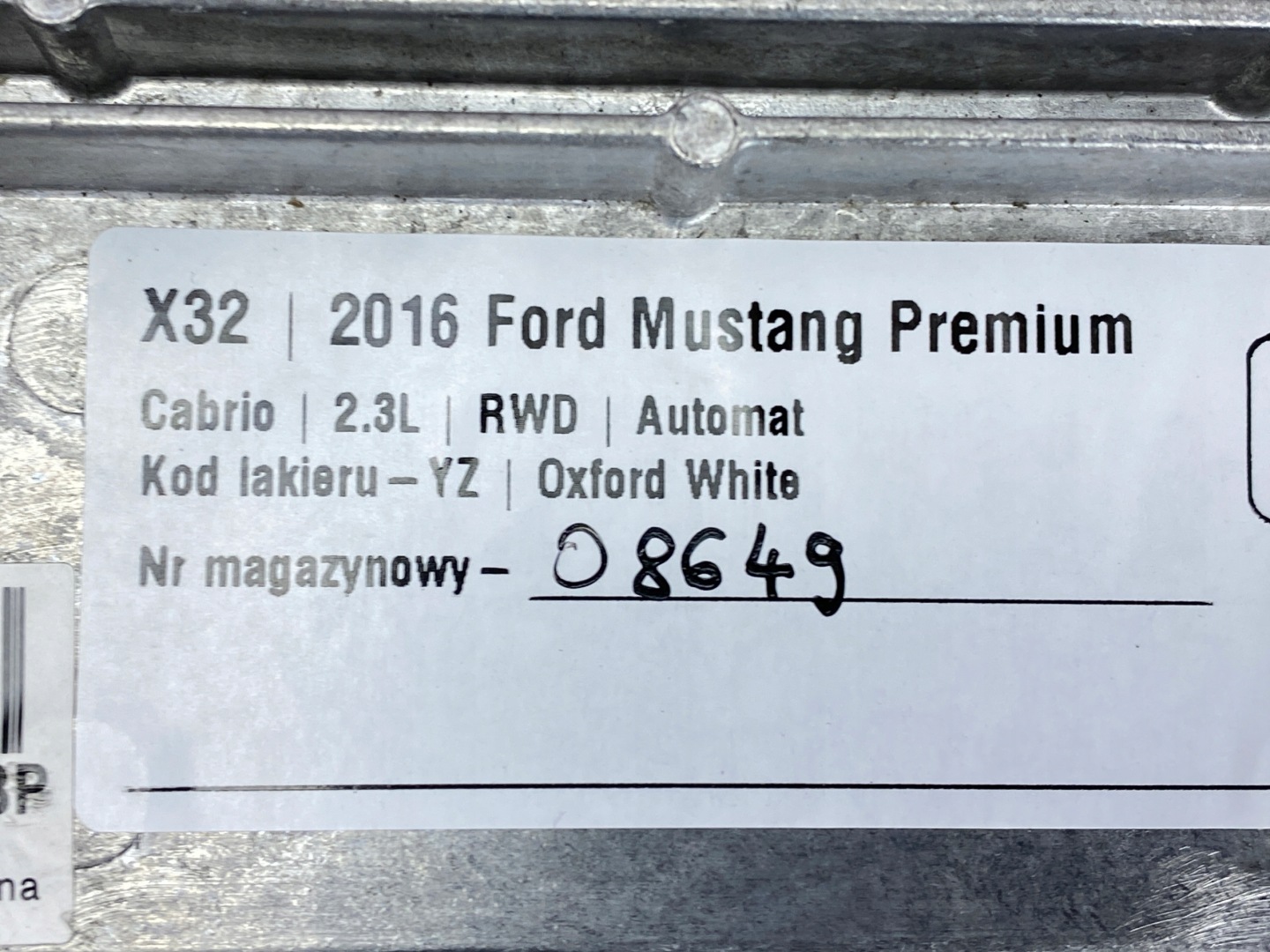 amplifier audio Ford Mustang VI 2015+ USA