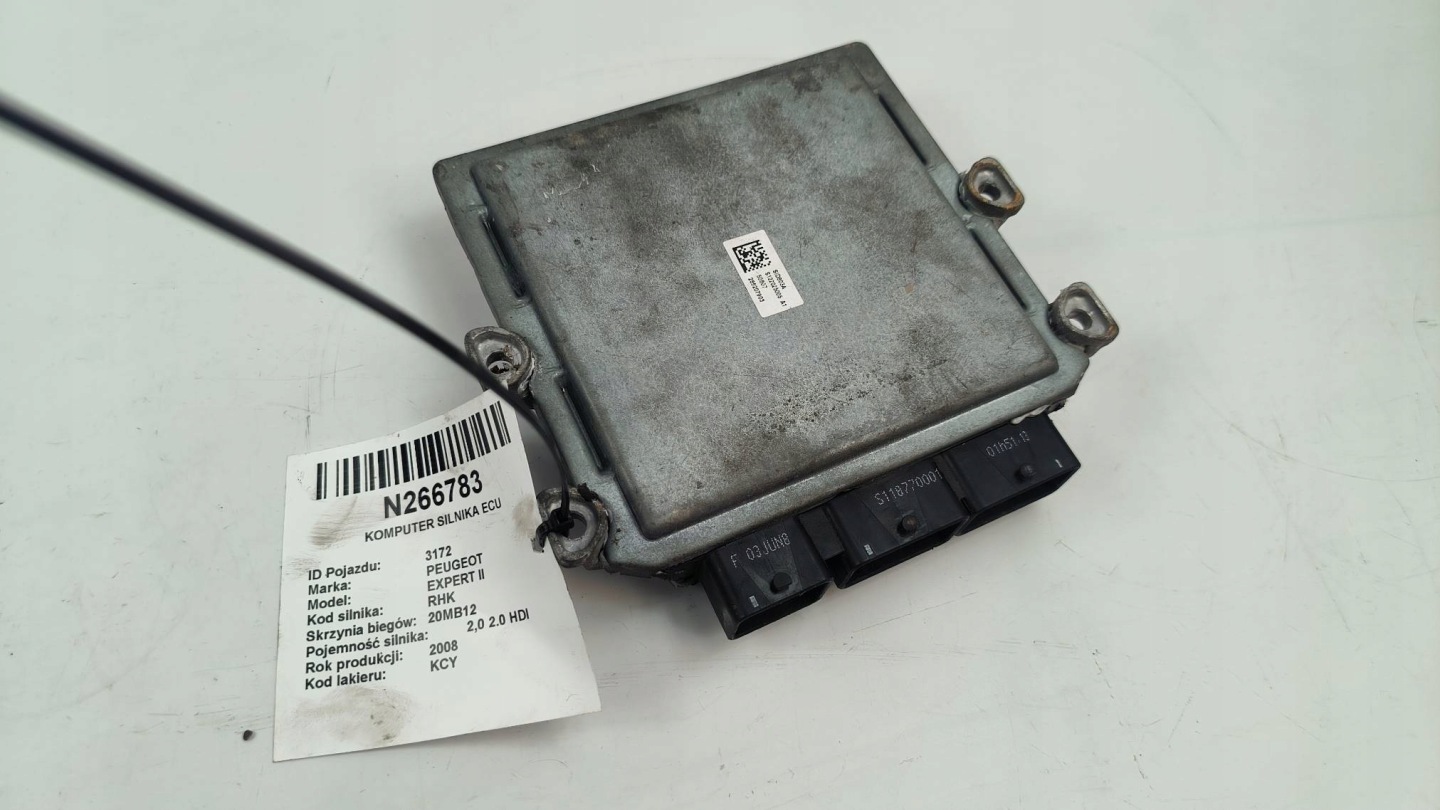 computer Motore ECU 9665100380 2.0 HDI PEUGEOT EXPERT II