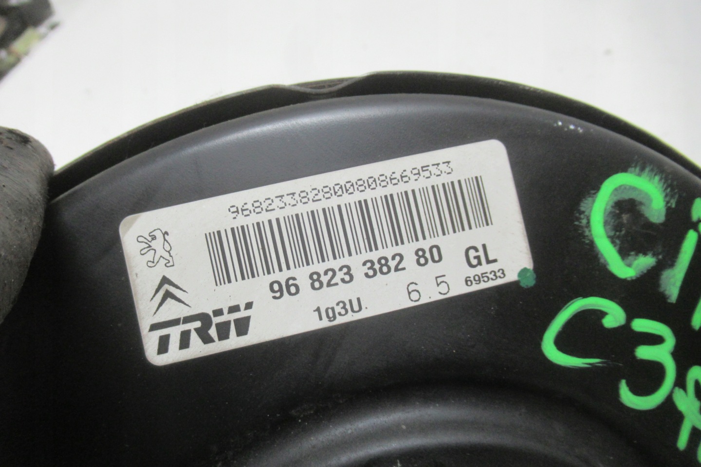 CITROEN C3 PLURIEL 08R Servo bremsen 9682338280