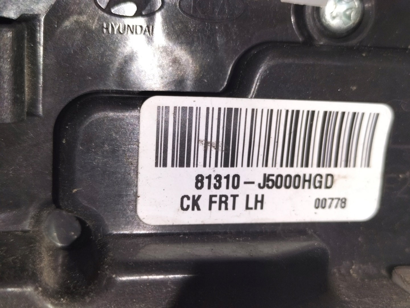 lock door przednich front left KIA STINGER 17