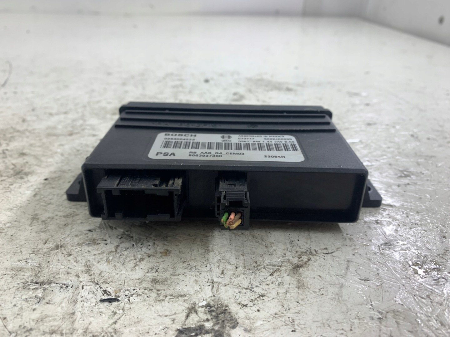 CITROEN C4 and PICASSO module control unit PDC 9663937380