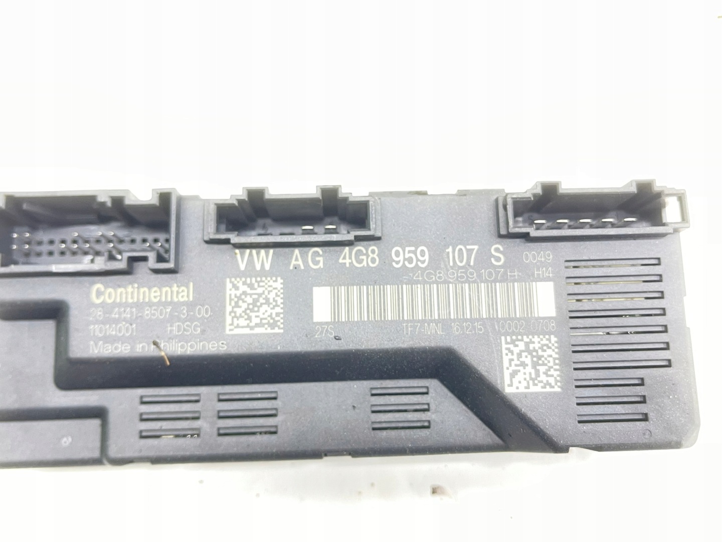 AUDI A7 C7 control unit module of the rear bonnet boot original 4G8959107S