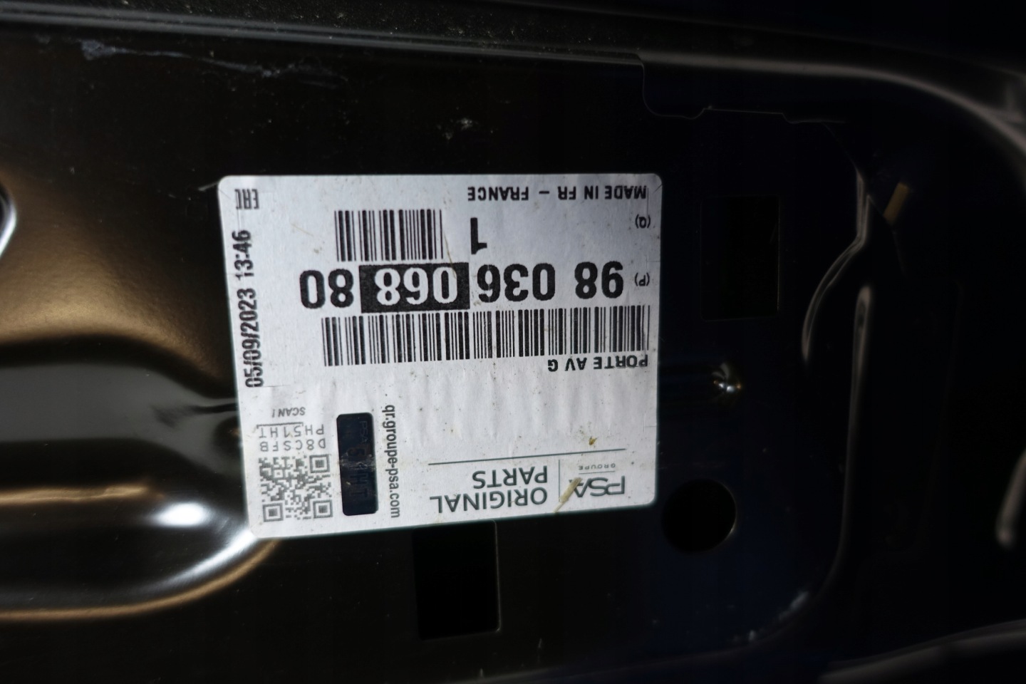 PEUGEOT 508 and 1 10-18 door left front left front