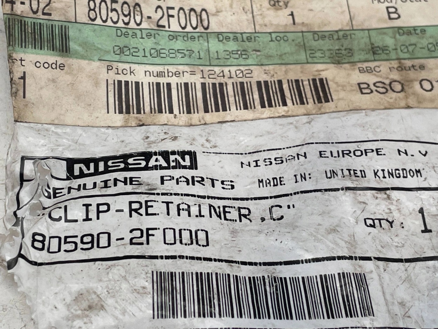 bracket holder NISSAN PRIMIERA 80590-2F000 original!
