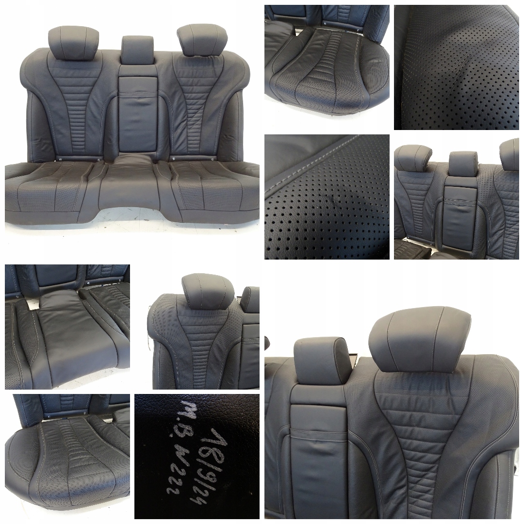 seats front rear part KOMPLET right left MODULY MERCEDES S W222 13