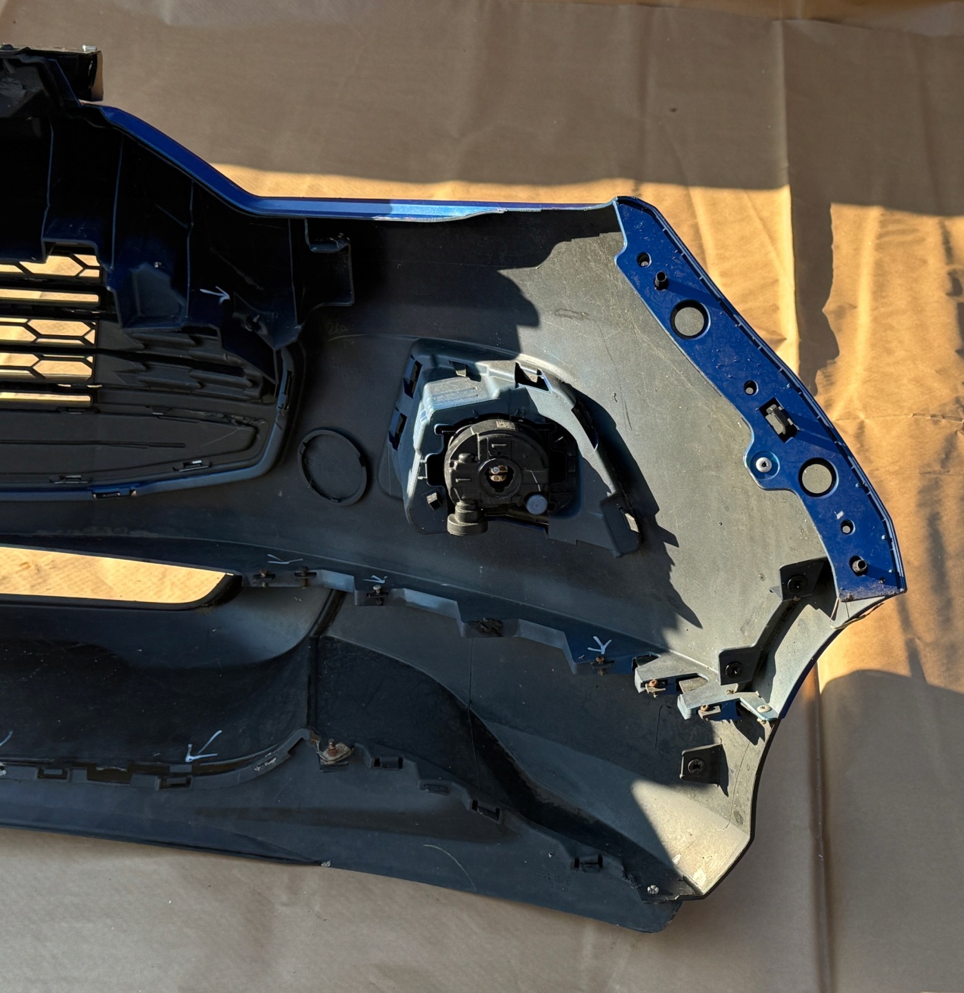 FORD ECOSPORT 2012-2017 bumper front complete blue METALIK