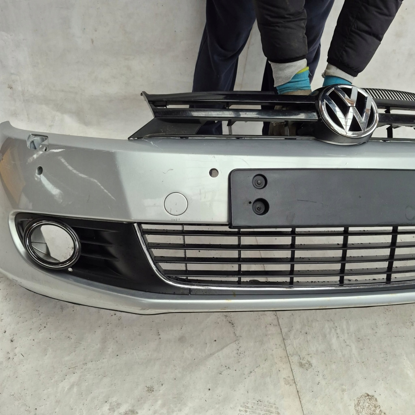 VW GOLF VI 6 KOMBI 09-13 bumper front front 4XPDC SPR 1K9807221