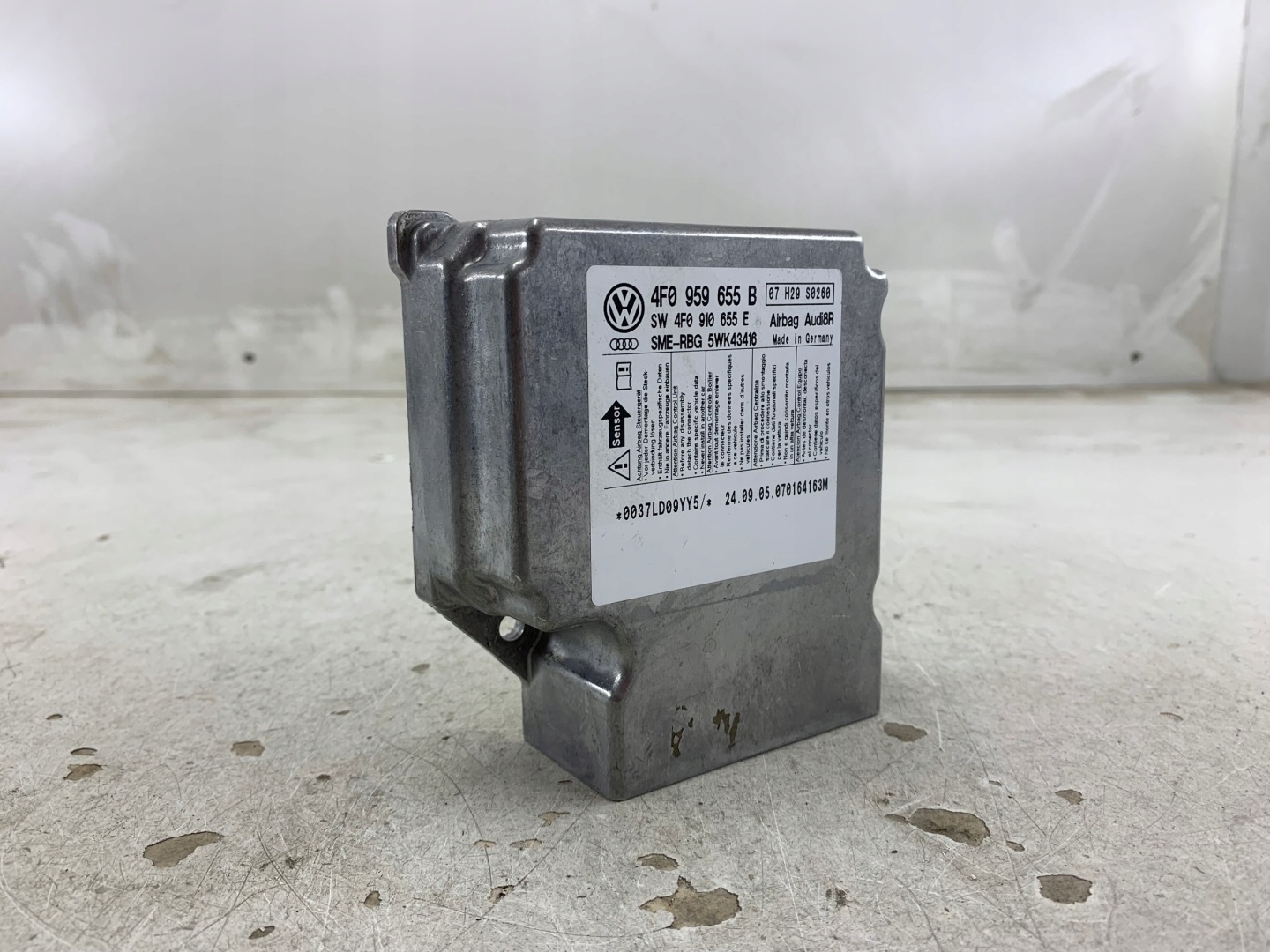 AUDI A6 C6 SENSOR modulo airbag 4F0959655B
