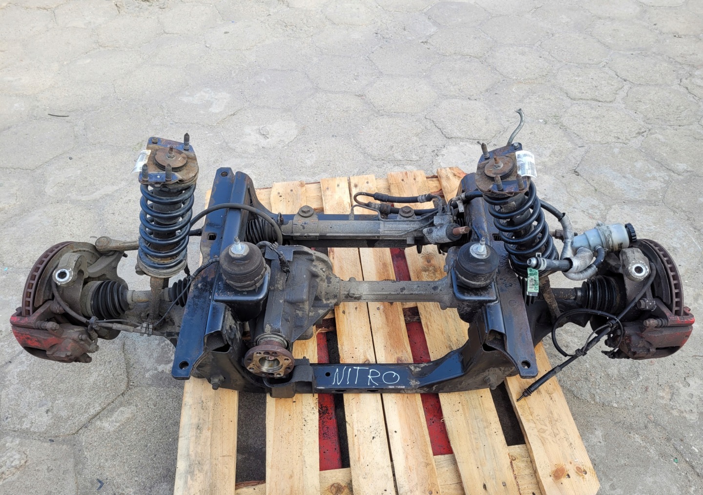 axle beam differential swing front front left right semi-axis DODGE NITRO 2.8 CRD