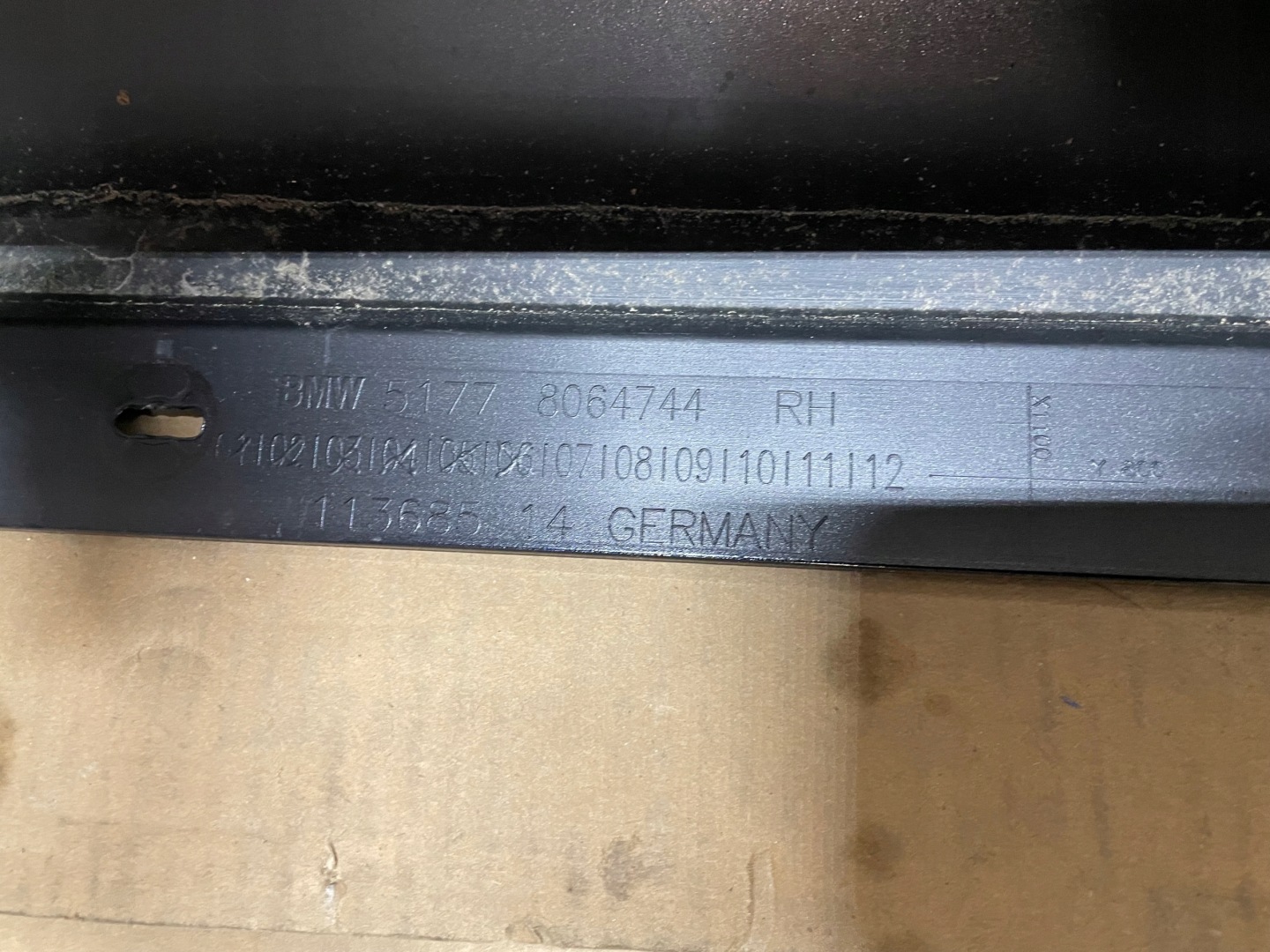 moulding threshold right m-packet BMW 5 G30 G31 LCI 416