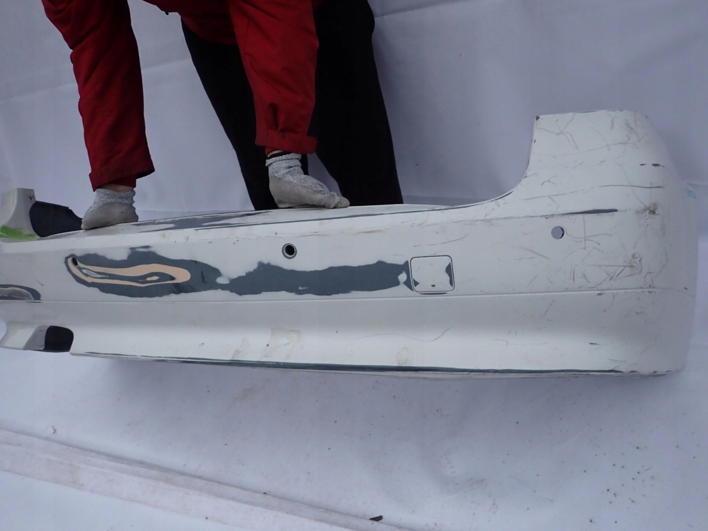 BMW 5 E61 KOMBI LIFT 07- bumper rear part rear PDC