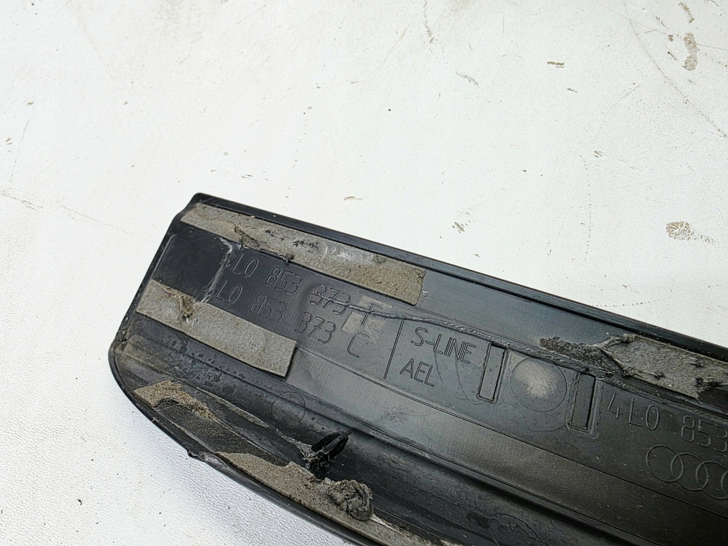 moulding threshold inner S LINE left front AUDI Q7 4L 4L0853373F