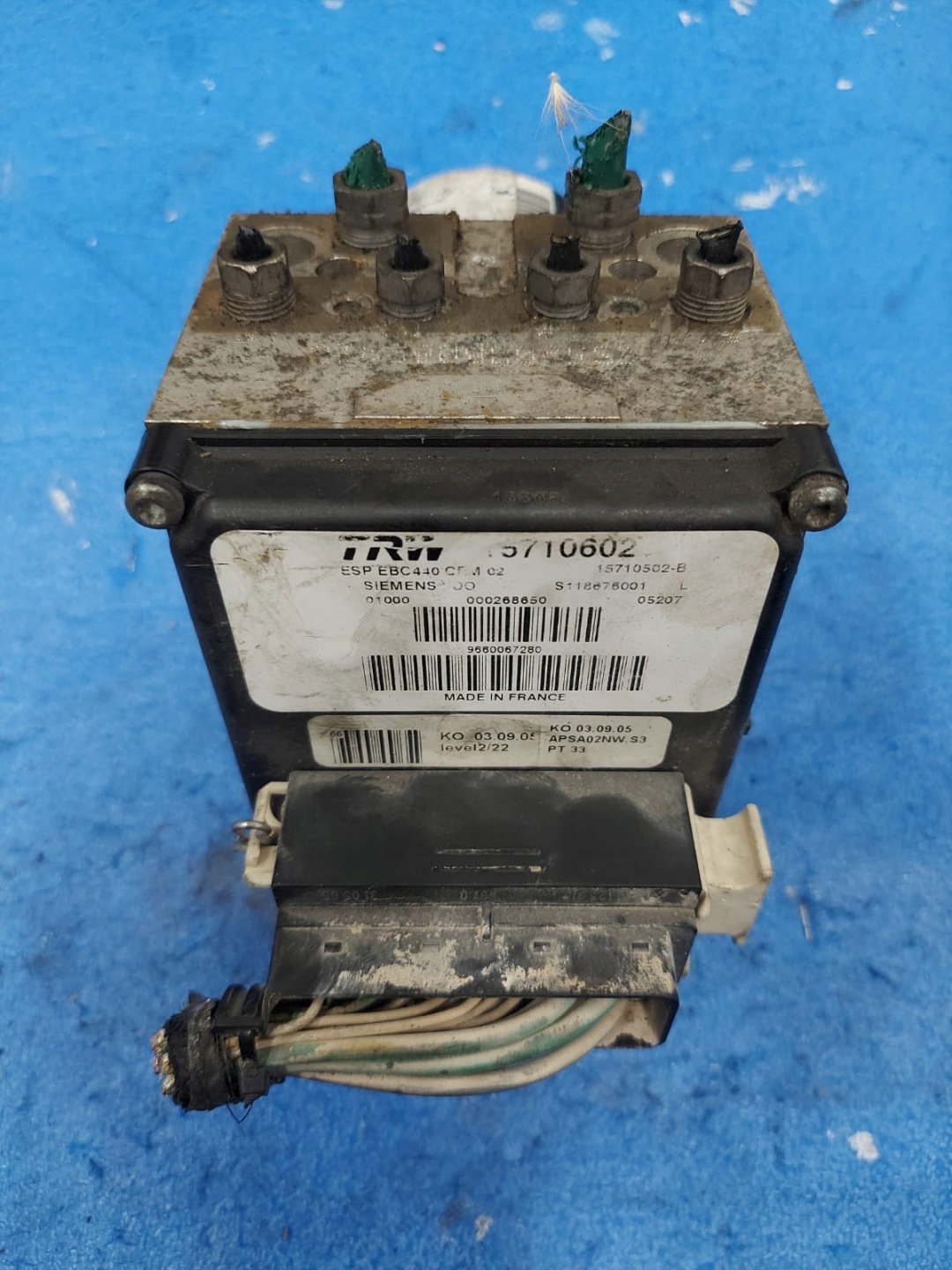 pump ABS PEUGEOT 407 9660067280