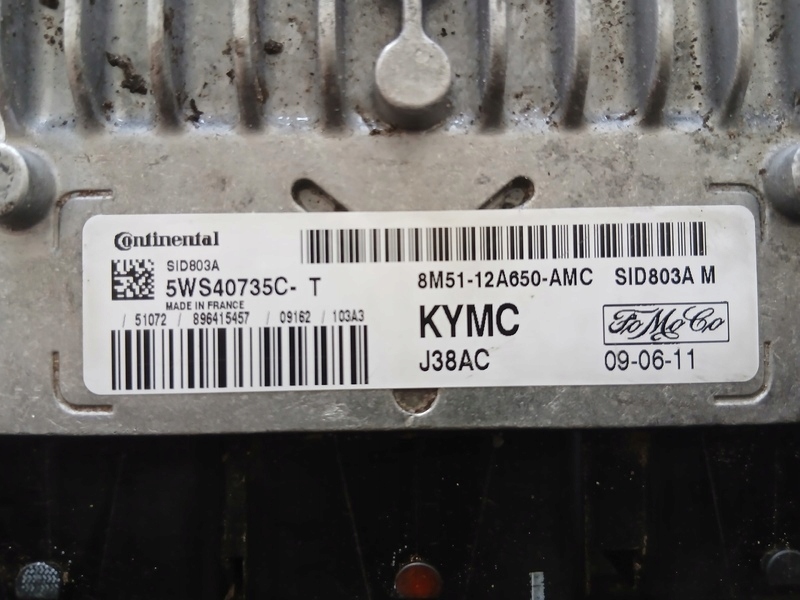 FORD control unit 8M51-12A650-AMC 5WS40735CT