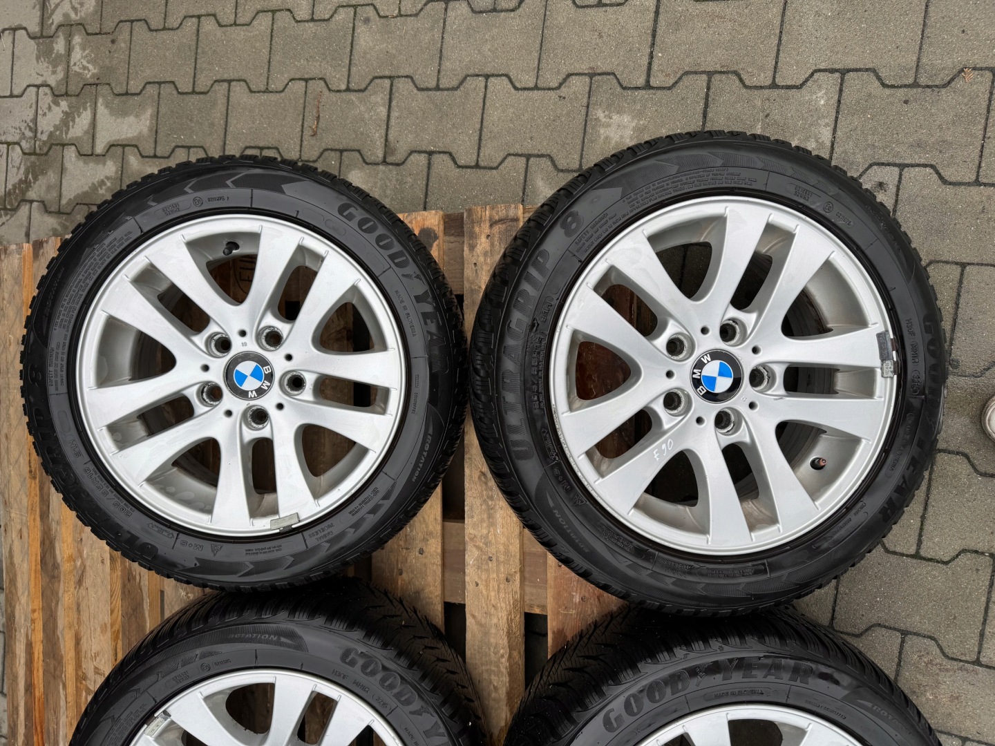 4x disc original KOMPLET BMW 6775595 7.0" x 16" 5x120 ET 34 E46 E90 E92