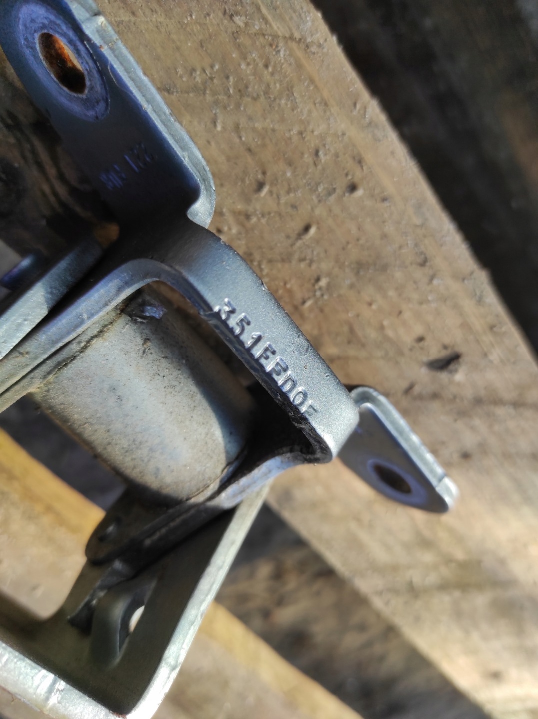 hinge door OPEL MERIVA B right front KOMPLET lower and upper