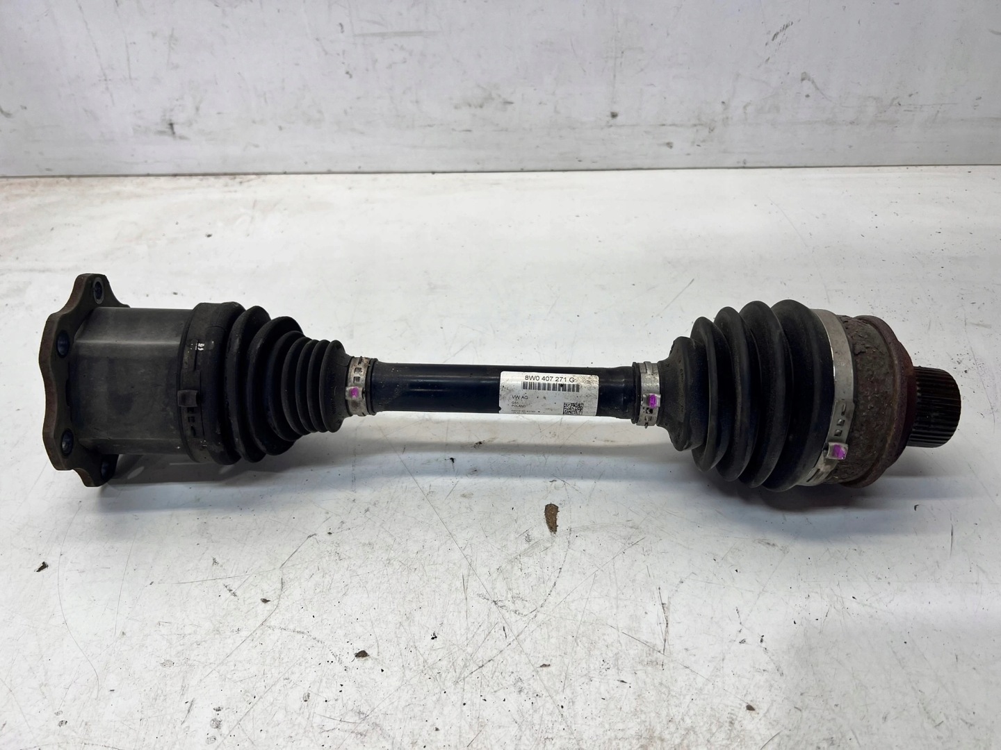 semi-axis left or right front AUDI A4 B9 A5 8W0407271G