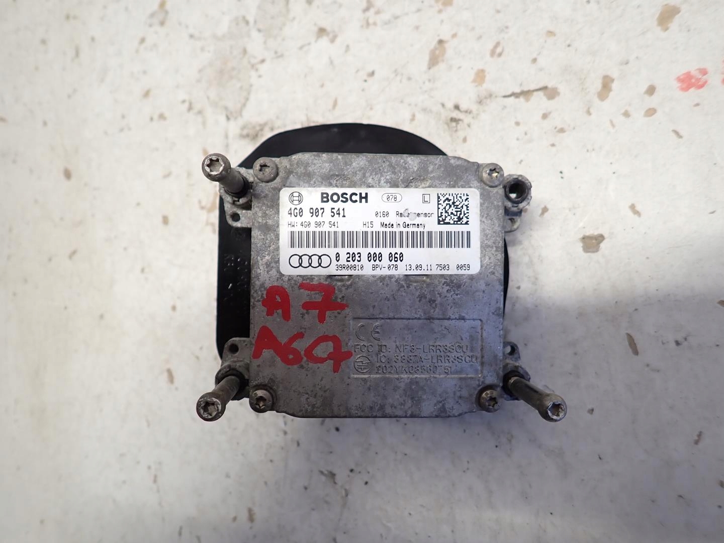 Distronic radar AUDI A6 C7 2011- 4G0907541