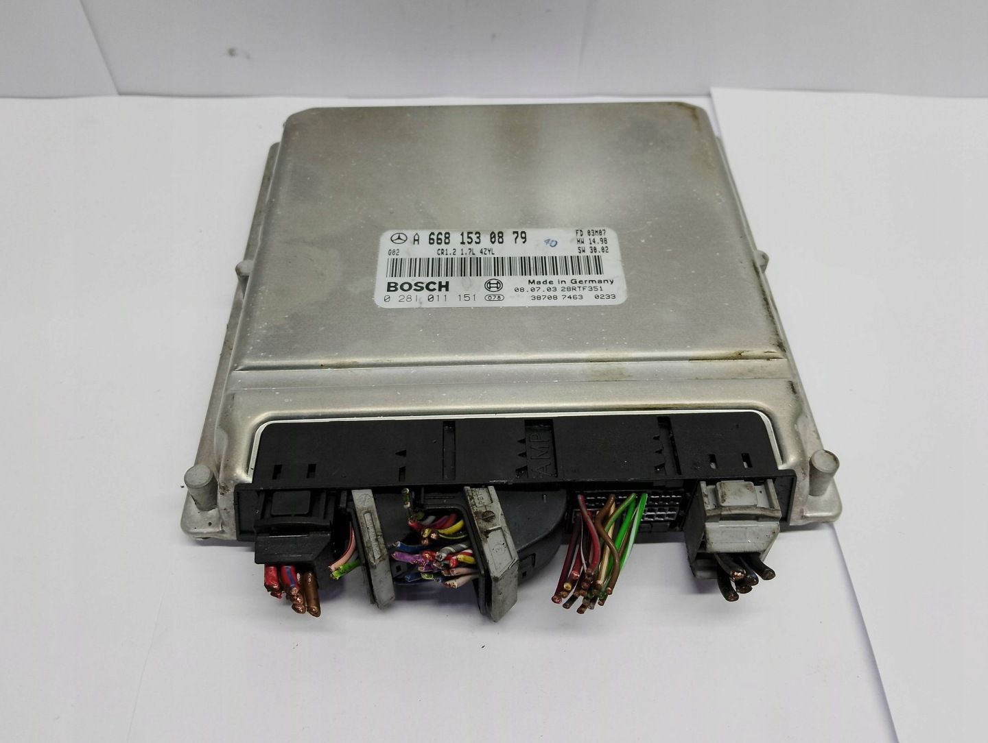 computer control unit of the engine Mercedes W 168 A6681530879 0281011151