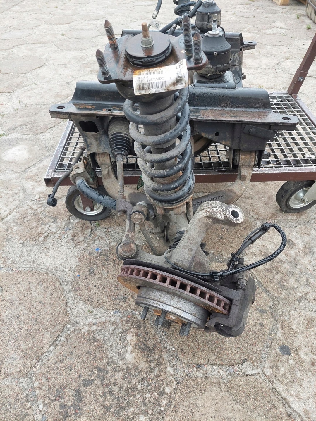 axle beam differential swing front front left right semi-axis DODGE NITRO 2.8 CRD