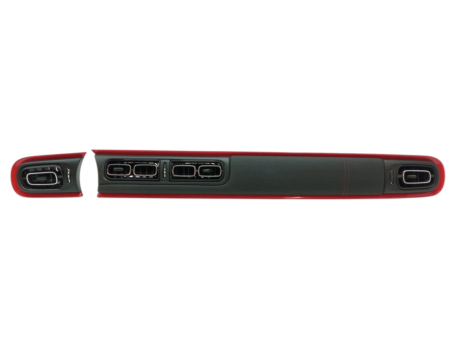 KRATKI air conditioning devices left central KOMPLET red Citroen C3 III (2016-2024)
