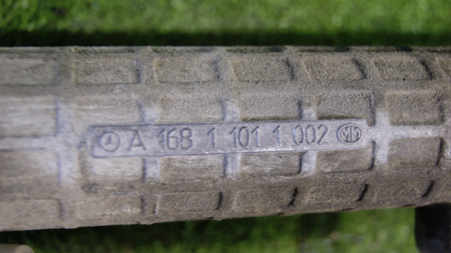 control MERCEDES-BENZ A class W168 A16811011002