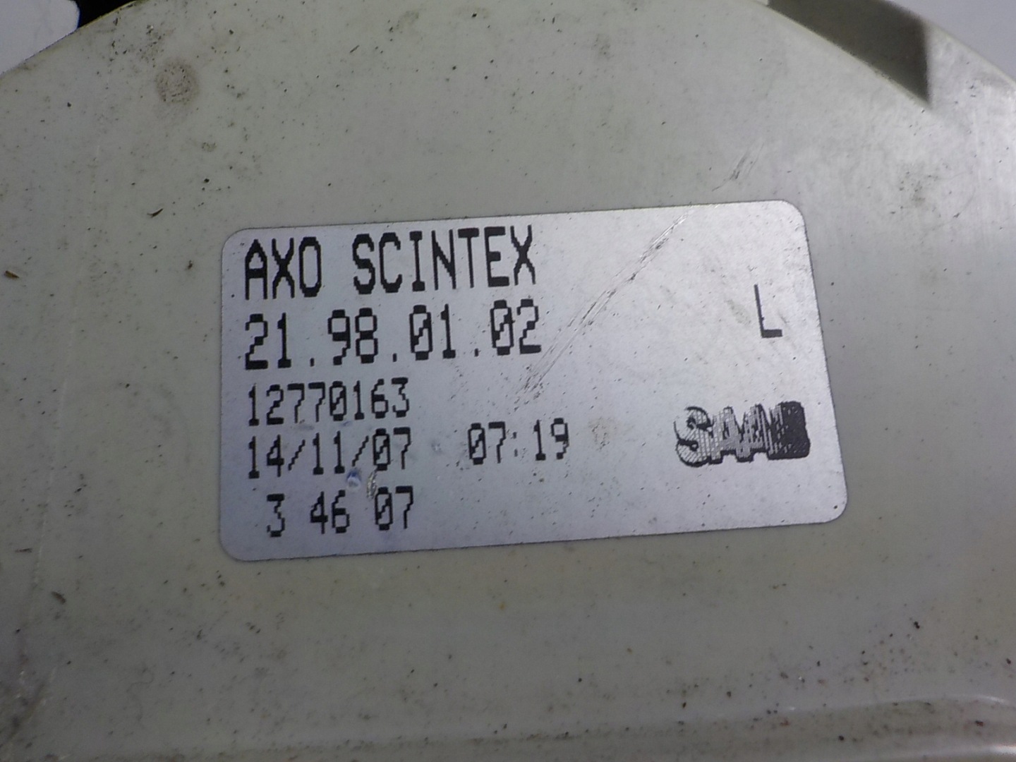 SAAB 9-3 II CABRIO LIFT light to the bonnet left rear left rear part