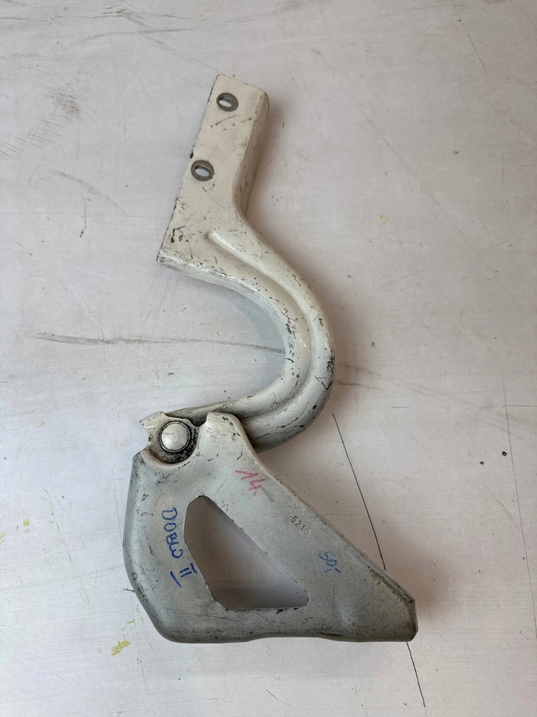 hinge bonnets front front right Fiat Doblo II